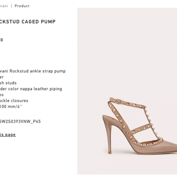 Valentino Rockstud Pumps (Never Been Worn) - Picture 5 of 5